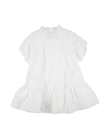 MONNALISA Dress White 100% Cotton