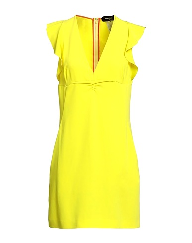 DSQUARED2 Short dress Yellow 100% Polyester
