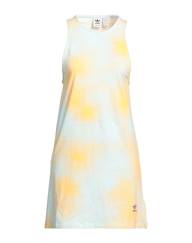 ADIDAS ORIGINALS Short dress Pastel yellow 93% Cotton, 7% Elastane