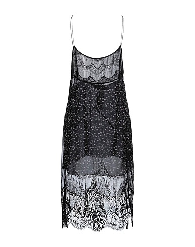 DSQUARED2 Midi dress Black 100% Silk, Polyester, Polyamide, Cotton