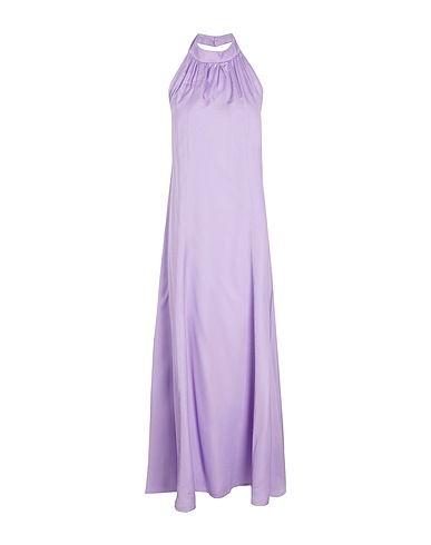 8 by YOOX Vestito estivo HALTER MAXI DRESS
 Malva 100% Viscosa EcoVero™
