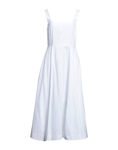 SPORTMAX Long dress White 100% Cotton