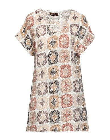 TANTRA Kurzes Kleid Beige 95% Baumwolle, 5% Elastan
