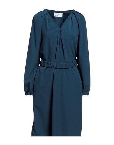 VIRNA DRÒ Short dress Deep teal 100% Polyester