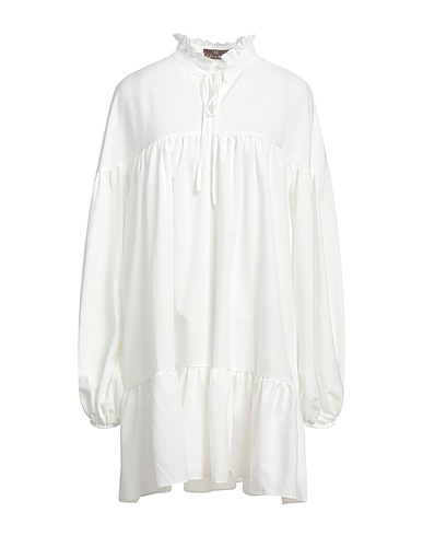 TANTRA Vestito corto Bianco 100% Cotone