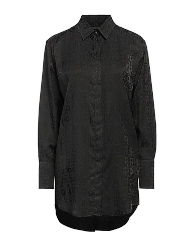 JOHN RICHMOND Patterned shirts & blouses Charcoal 57% Viscose, 43% Cotton