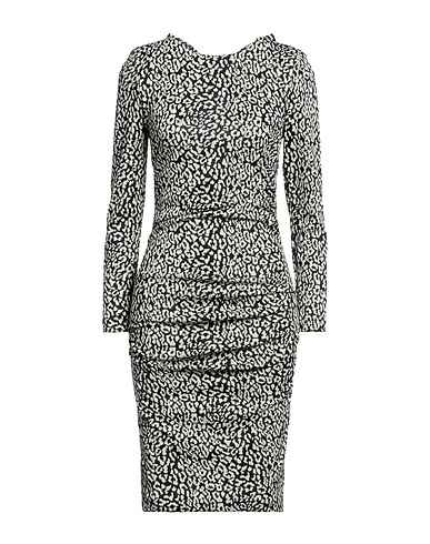 BLUGIRL Midi dress Black 87% Polyamide, 11% Polyester, 2% Elastane
