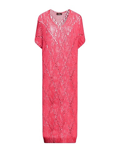 TANTRA Vestito midi Fucsia 50% Acrilico, 50% Cotone