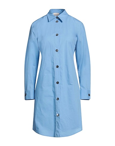 SEMICOUTURE Midi dress Light blue 100% Cotton