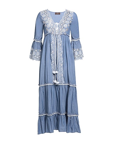 TANTRA Long dress Slate blue 100% Cotton