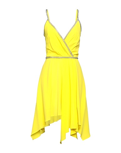 JOHN RICHMOND Vestito in Seta Giallo 100% Seta