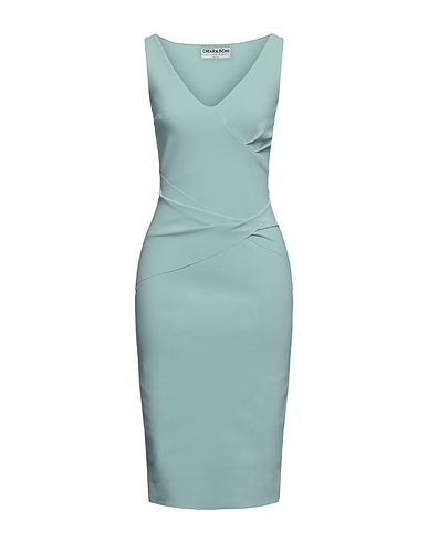 CHIARA BONI LA PETITE ROBE Robe mi-longue Vert sauge 72% Polyamide, 28% Élasthanne