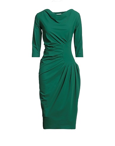 CHIARA BONI LA PETITE ROBE ひざ丈ワンピース グリーン ナイロン 72% / ポリウレタン 28%