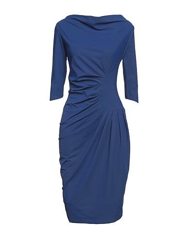 CHIARA BONI LA PETITE ROBE Vestito midi Blu notte 72% Poliammide, 28% Elastan