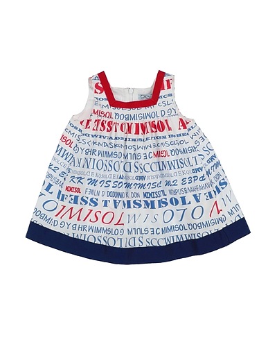 MIMISOL Vestido para bebé  White 100% Cotton