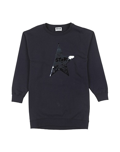 GOLDEN GOOSE Vestito Blu notte 80% Cotone, 20% Poliestere