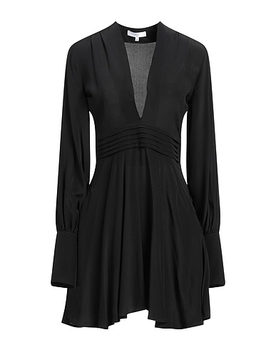 ØUD. Paris Vestito corto Nero 100% Seta