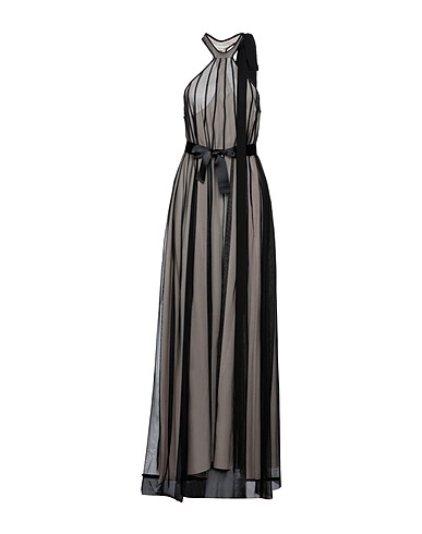 ANNA MOLINARI Long dress Black 100% Polyester