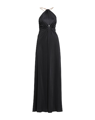 ANNA MOLINARI Long dress Black 100% Viscose