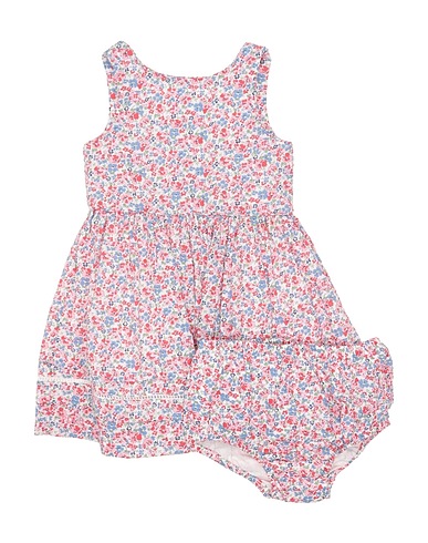 POLO RALPH LAUREN Vestido para bebé   Floral Seersucker Dress & Bloomer 
 Light pink 100% Cotton