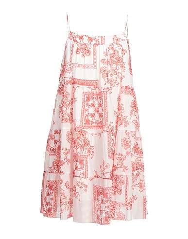SEMICOUTURE Short dress Red 100% Cotton