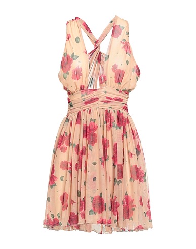 ANIYE BY Short dress Camel 92% Polyester, 8% Elastane