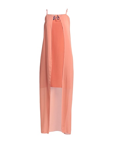 KORALLINE Midi dress Salmon pink 100% Polyester