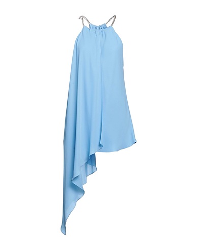 LES BOURDELLES DES GARÇONS Short dress Sky blue 100% Polyester