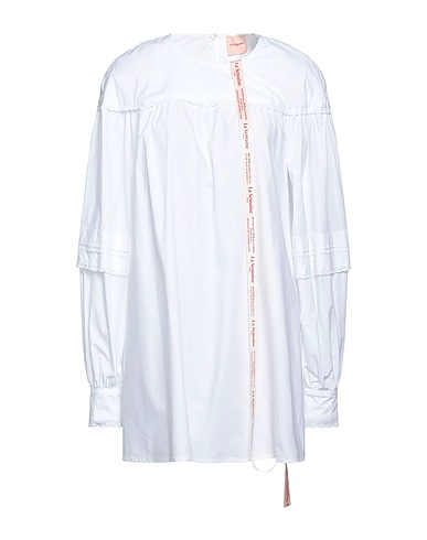 LA SEMAINE Paris Vestito corto Bianco 100% Cotone