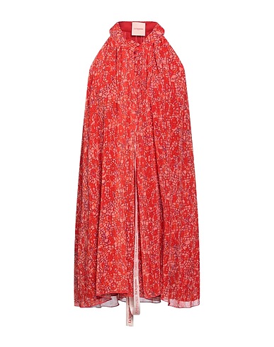 LA SEMAINE Paris Short dress Tomato red 100% Polyester