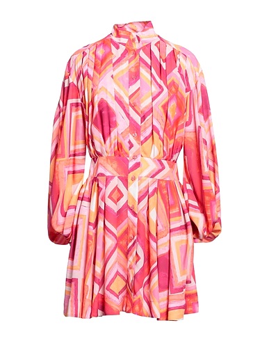 OLLA PARÉG Shirt dress Orange 100% Polyester