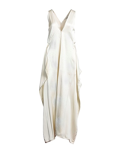 STELLA McCARTNEY Elegant dress Ivory 97% Viscose, 3% Elastane, Epoxide resin