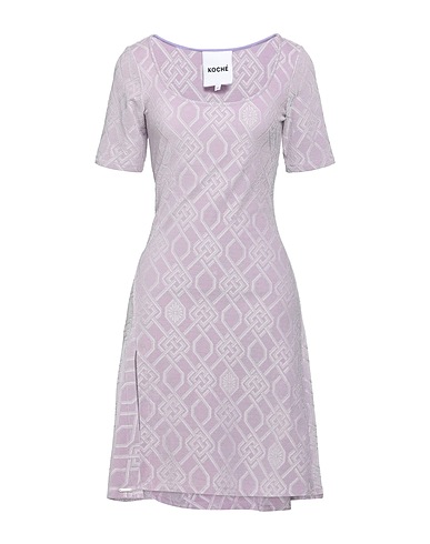 KOCHÉ Short dress Mauve 78% Viscose, 18% Polyamide, 4% Elastane