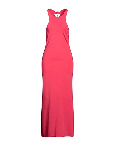 PATRIZIA PEPE Long dress Fuchsia 59% Viscose, 35% Polyamide, 6% Elastane, Aluminium