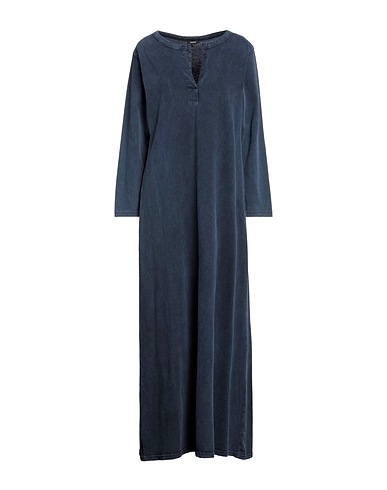 ASPESI Long dress Midnight blue 100% Cotton
