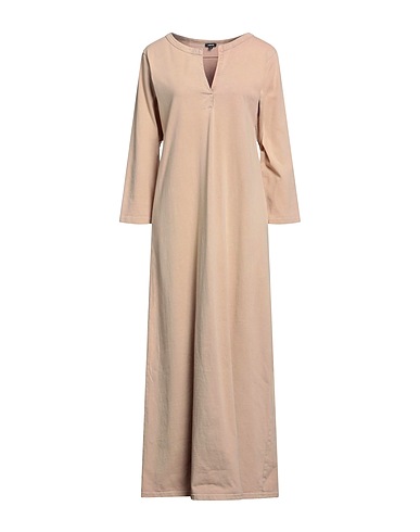ASPESI Long dress Sand 100% Cotton