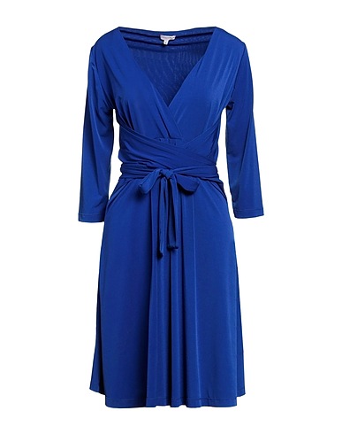 ROSSOPURO Midi dress Blue 95% Polyester, 5% Elastane