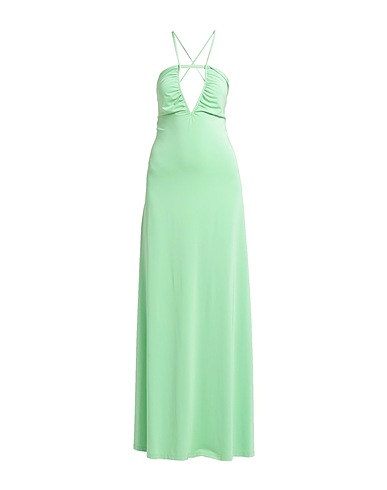 CIRCUS HOTEL Long dress Light green 72% Viscose, 22% Polyester, 6% Elastane