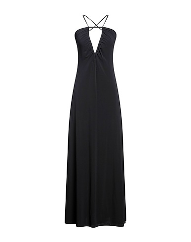 CIRCUS HOTEL Long dress Black 72% Viscose, 22% Polyester, 6% Elastane