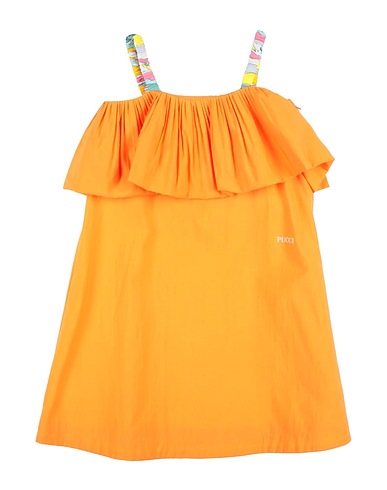 PUCCI Dress Orange 80% Cotton, 20% Polyester, Viscose, Elastane
