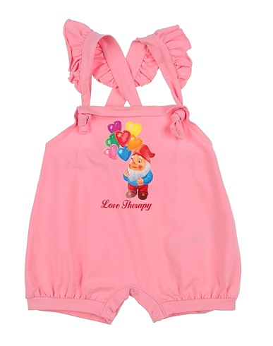 LOVE THERAPY Baby jumpsuit  Pink 94% Cotton, 6% Elastane