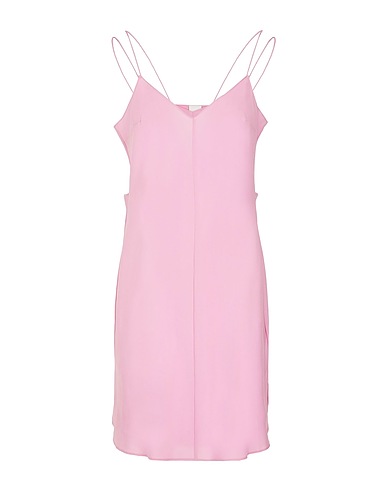 8 by YOOX Vestito corto SLIP MINI DRESS Rosa 100% Poliestere riciclato