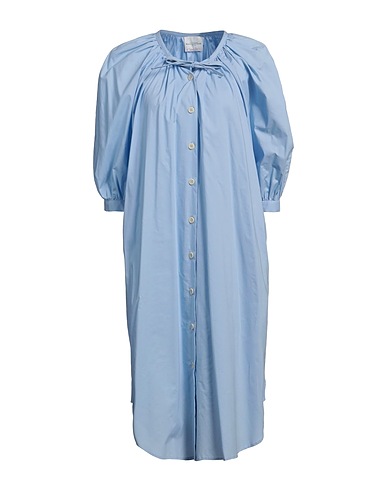 BALLANTYNE Vestito chemisier Blu chiaro 100% Cotone