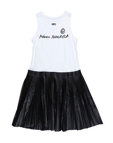 MM6 MAISON MARGIELA Dress White 100% Cotton, Viscose, Polyurethane