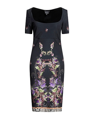 JUST CAVALLI Kurzes Kleid Braungrau 100% Viskose