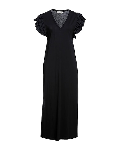 ANNA MOLINARI Long dress Black 100% Cotton