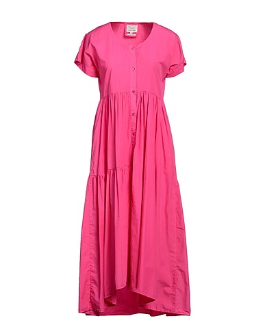 ALESSIA SANTI Midi dress Fuchsia 100% Cotton