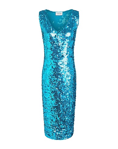 P.A.R.O.S.H. Vestito midi Azzurro 80% Poliammide, 20% Elastan