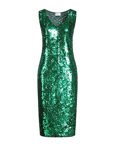 P.A.R.O.S.H. Vestito midi Verde 80% Poliammide, 20% Elastan