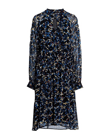 I HEART Midi dress Blue 100% Viscose